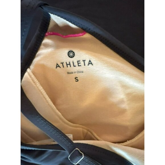 Athleta Shorebreak Gray Adjustable Racerback Athletic Dress With Built-In Bra Si - Picture 5 of 8